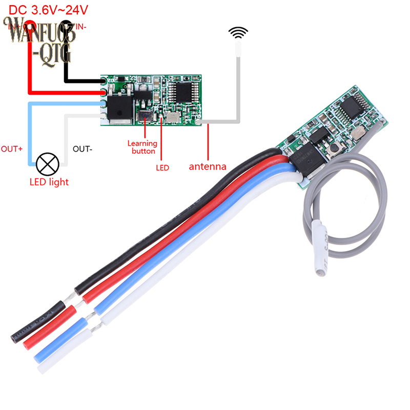 عرض ساخن: وحدة استقبال لاسلكية - مراجعة 433Mhz Receiver Module وسعره
