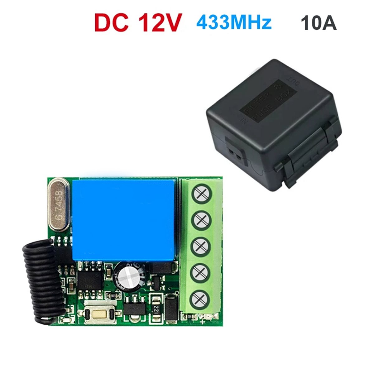 مفتاح تحكم عن بعد لاسلكي A72Z  - مراجعة 433Mhz Receiver Module وسعره